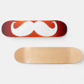 Funny White snor 7 Persoonlijk Skateboard (Horizontaal)
