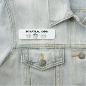 Funny White Teeth Dentistry Name Tag (In situ)