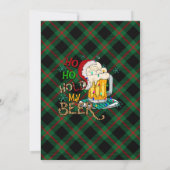 Funny White Trash Holiday Baskische kerstfeestdag Kaart (Achterkant)