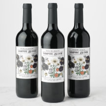 Funny White Vampire Bloed Halloween Baby shower