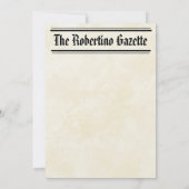 Funny Who's Turning Fifty Newspaper 50ste verjaard Kaart (Achterkant)