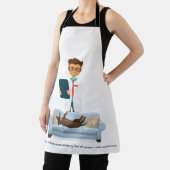 Funny Wiener Dog All-Over Print Schort (Insitu)