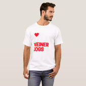 Funny Wiener Dog Gifts T-shirt (Voorkant volledig)