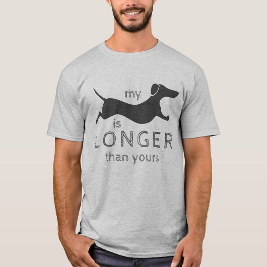Funny wiener mannen shirt (Voorkant)
