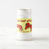 Funny wiener mok hondenbier (Center)