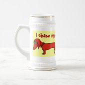Funny wiener mok hondenbier (Links)