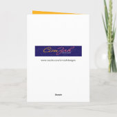 Funny Wiener Sniffing Golden Retiever Birthday Kaart (Achterkant)