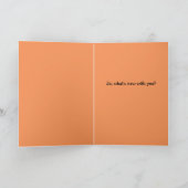 Funny Wiener Sniffing Golden Retiever Kaart (Binnen)