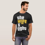 Funny Wife Humor T-shirt (Voorkant volledig)