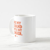 Funny Wife Husband I Like My Husband A Little Bit  Koffiemok (Voorkant links)