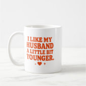 Funny Wife Husband I Like My Husband A Little Bit  Koffiemok (Links)
