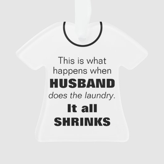 Funny Wife Marriage Typografie  Ornament (voorkant)
