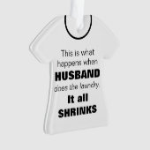 Funny Wife Marriage Typografie  Ornament (voorkant)
