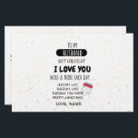 Funny Wife tegen Husband Humor Bericht over Jubile Briefpapier<br><div class="desc">Funny Wife-to-Husband Message on Jubileum Humor</div>