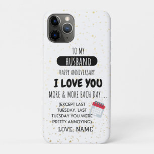 Funny Wife tegen Husband Humor Bericht over Jubile Case-Mate iPhone Case