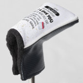 Funny Wife tegen Husband Humor Bericht over Jubile Golfheadcover (3/4 voorkant)