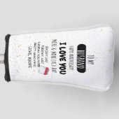 Funny Wife tegen Husband Humor Bericht over Jubile Golfheadcover (Voorkant)