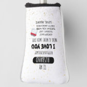 Funny Wife tegen Husband Humor Bericht over Jubile Golfheadcover (Draai 90)