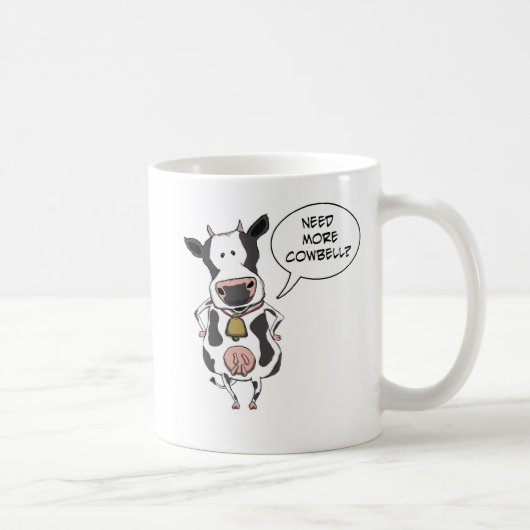 Funny wil meer Cowbell Koffiemok (Rechts)