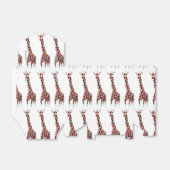 Funny Wild Animal Art Giraffe Bedankdoosjes (Uitgevouwen)