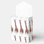 Funny Wild Animal Art Giraffe Bedankdoosjes (Geopend)