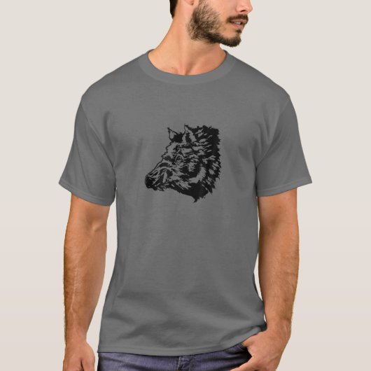 Funny Wild Boar Hunter Hunter Wild Sow T-shirt (Voorkant)