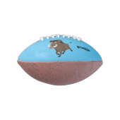 Funny wild boar razorback cartoon illustratie american football (Gedraaid 90)