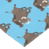 Funny wild boar razorback cartoon illustratie tafelkleed (Gekanteld)