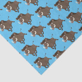 Funny wild boar razorback cartoon illustratie tissuepapier (Detail)