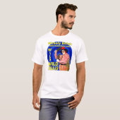 FUNNY WILD POLKA CLOWN Rhode Island's Wesoly Bolek T-shirt (Voorkant volledig)