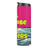 Funny Wild Swimmer's drink houder Dryrobe drager Thermosbeker (Geroteerd rechts)