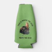 Funny Wild Turkey Hunting Quote Beer Kooler Flesjeskoeler (Voorkant)