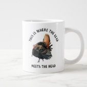 Funny Wild Turkey Hunting Sports Mok (Rechts)