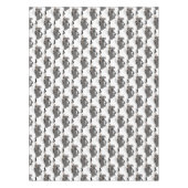 Funny wildebeest die de illustratie van de cartoon tafelkleed (Voorkant)