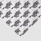 Funny wildebeest die de illustratie van de cartoon tissuepapier (Detail)