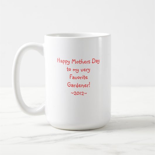 Funny Wildflower Cartoon Wild Crazy Gardener Mok (Links)