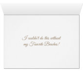 Funny "Will you be my Bridesmaid" Kaart (Binenzijde Horizontaal (Onderkant))