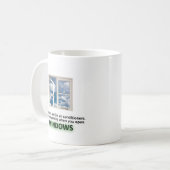 Funny Windows Joke - GeekShirts Koffiemok (Voorkant links)