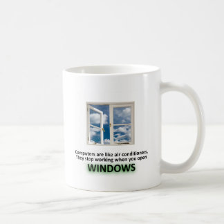 Funny Windows Joke - GeekShirts Koffiemok