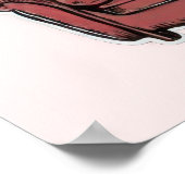 Funny Wine and Grapes Poster (Hoek)