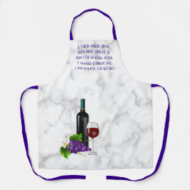 Funny Wine - Apron M Schort