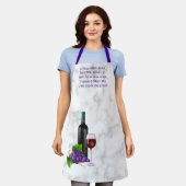Funny Wine - Apron M Schort (Gedragen)