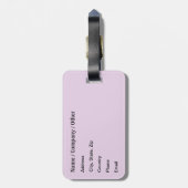 Funny Wine Bagagelabel (Achterkant verticaal)