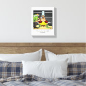 Funny Wine / Boxing Humor Canvas Print (Insitu (Slaapkamer))