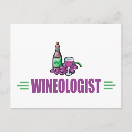 Funny Wine Briefkaart (Voorkant)