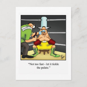 Funny Wine Briefkaart "Spectickles"