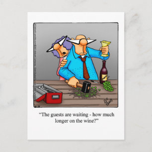 Funny Wine Briefkaart "Spectickles"