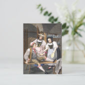 Funny  Wine Cellar Swiss Drink Scene Briefkaart (Staand voorkant)