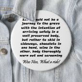 Funny wine citeert grappen cadeaus humor cadeaus v ronde button 6,0 cm (In situ)