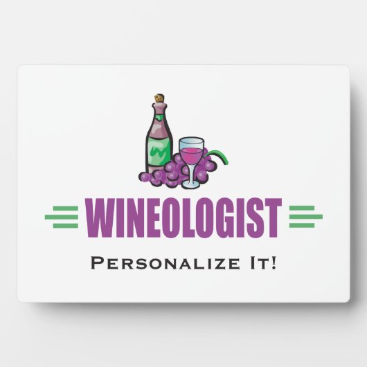 Funny Wine Drink maakt Wijnbouwteken Fotoplaat (voorkant)